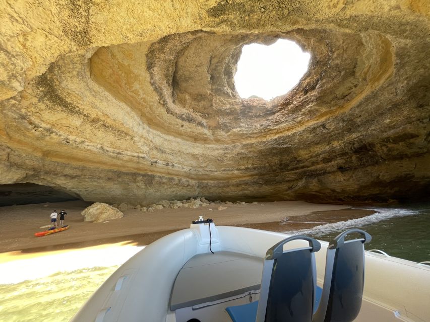 Albufeira: Benagil Cave and Dolphin Sightseeing Boat Cruise - What the Semi-Rigid Boat Ride Feels Like