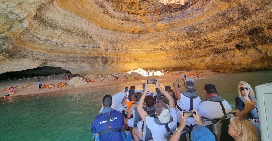Albufeira: Benagil Cave and Dolphin Sightseeing Boat Cruise - Oceaneye Algarve and Your Departure Off Albufeira Marina