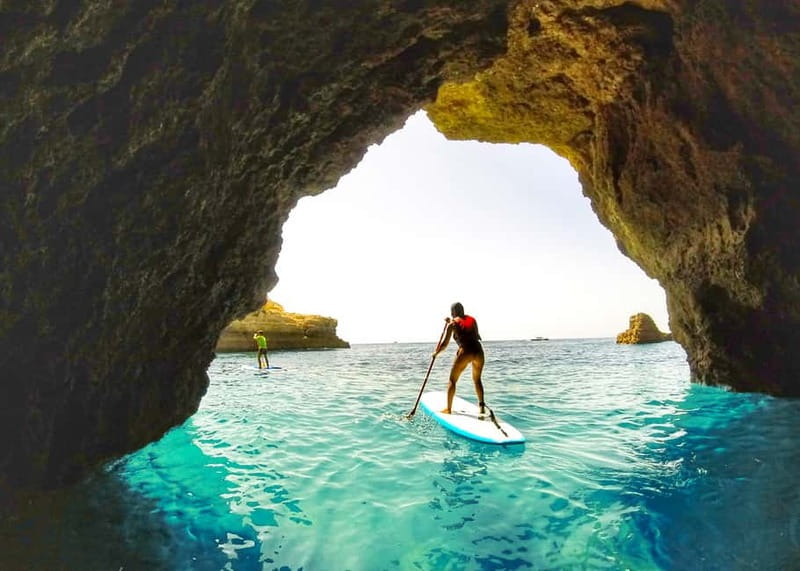Albufeira: Caves and Beaches SUP Paddleboarding Tour - Caves and Tides: What You Can Expect to Actually See