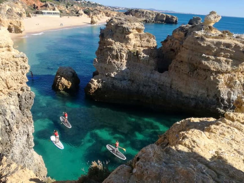 Albufeira: Caves and Beaches SUP Paddleboarding Tour - The 2-Hour Flow: Quick Training, Cave Time, Then Back to Sand