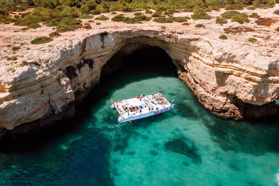 Albufeira: Caves and Coastline Catamaran Cruise to Benagil - Price value at about $35, and the practical trade-offs