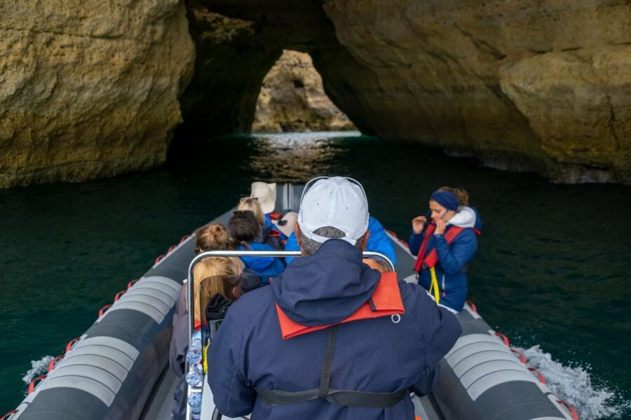 Albufeira: Dolphins & Benagil Caves RIB Tour - Meeting AlgarExperience, Enjoy the Sea, and Getting Started