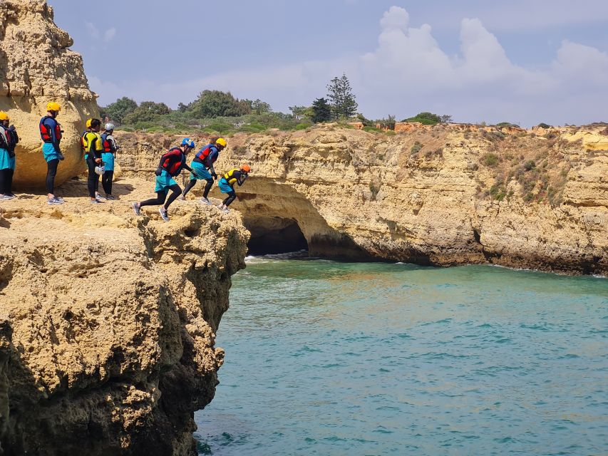 Albufeira: Guided Coasteering Tour with Cliff Jumping - The 2-Hour Route: Walk, Climb, Jump, Swim Caves