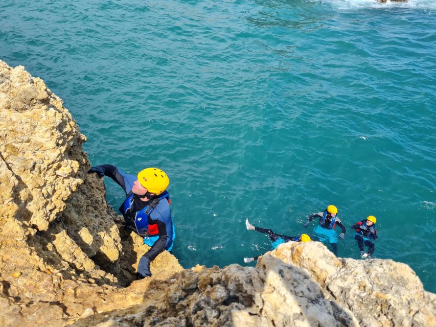 Albufeira: Guided Coasteering Tour with Cliff Jumping - Meeting at Kayak & Paddle Caves Tours, São Rafael Car Park