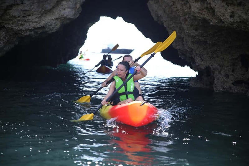 Albufeira: Hidden Beaches & Cliffs Guided Kayak Cave Tour - What you’re really paying for: value at $41 per person