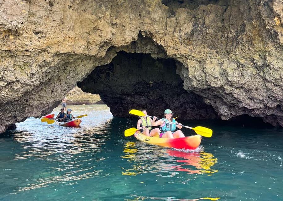 Albufeira: Hidden Beaches & Cliffs Guided Kayak Cave Tour - Before you paddle: gear, fitting, and what to bring