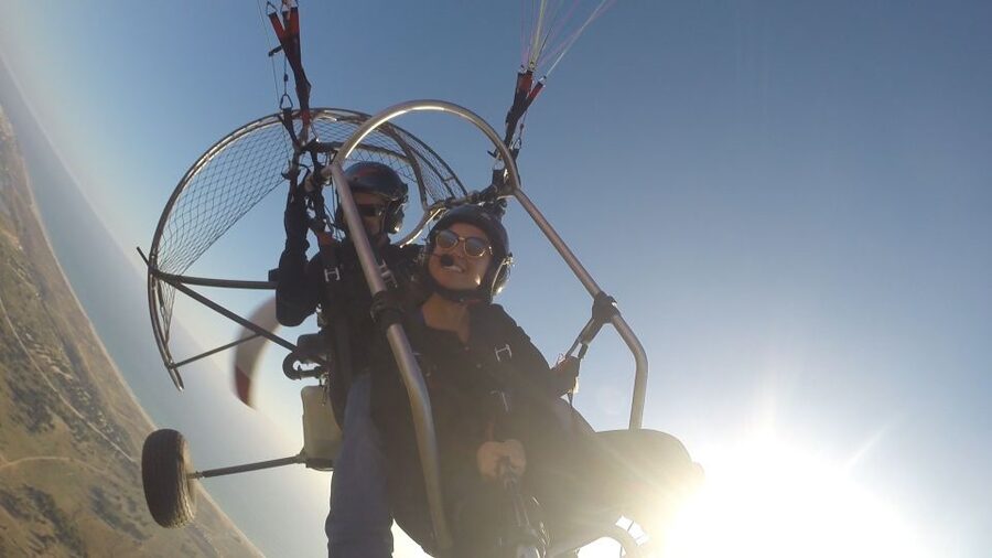 Albufeira: Paragliding and Paratrike Tandem Flights - The Views: Praia da Falésia and the Backup Plan Over Praia Grande