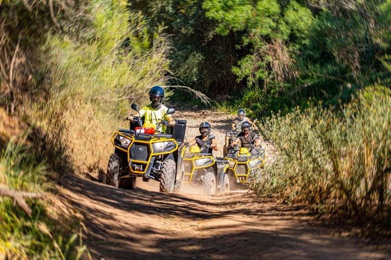 Albufeira: Quad Biking Adventure in the Algarve Countryside - Pick your quad: 1-seater vs 2-seater, and what that changes