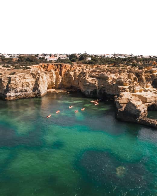 Albufeira: Secret Caves & Beaches Kayak Tour with Swim Stop - Praia das Salamitras swim stop: the break you will appreciate