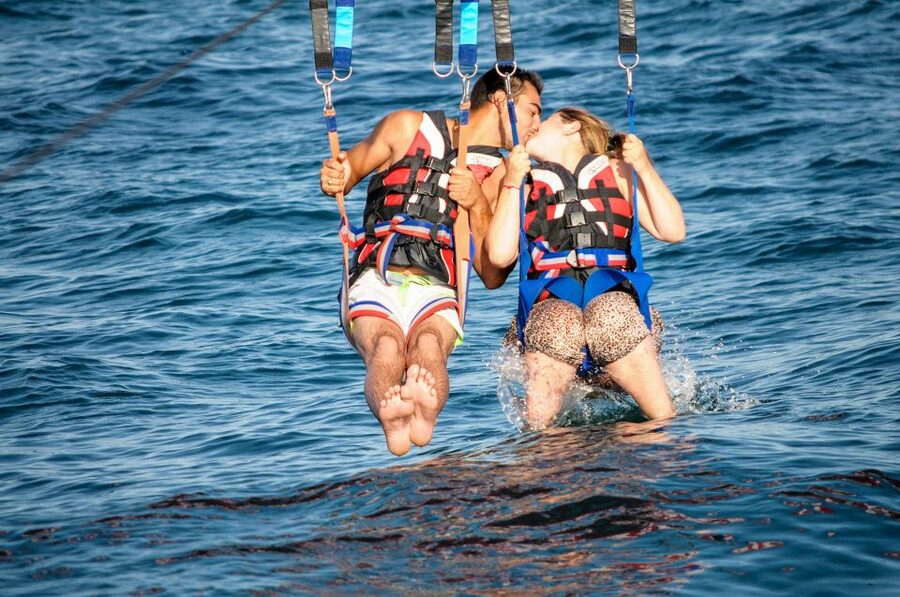 Albufeira: Single, Double or Triple Parasailing Tour - The Boat Ride: A Fast Start, Then the Calm