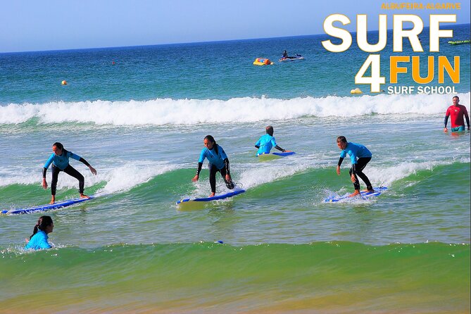 Albufeira: Surf Lesson - Group Lessons: Learning in Motion With Coach Check-Ins