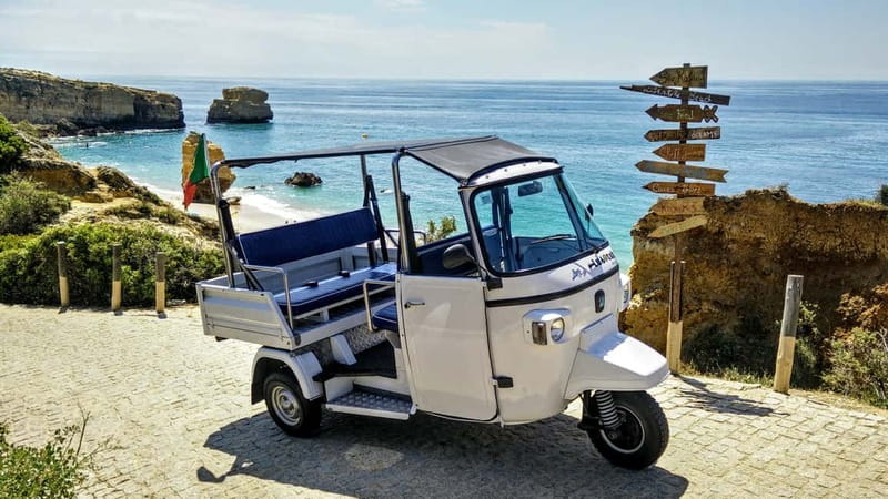 Albufeira: Tuk Tuk Ride with Old Town and Beaches - São Rafael Beach Stop: Why This Coast Road Feels Different
