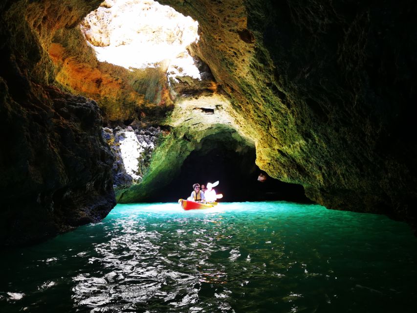 Algarve: Benagil Cave Sunrise Kayak Tour with Shower Use - The Benagil Sea Cave moment: being inside, not just watching from outside