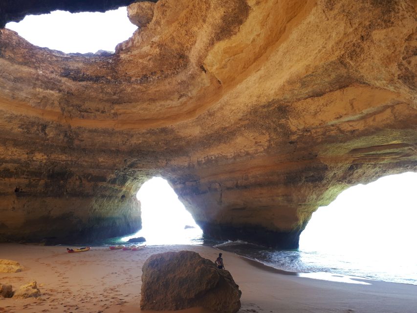 Algarve: Boat Trip to the Caves of Benagil - From the Arade River to Benagil, in a small boat that actually gets you inside caves