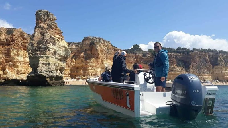 Armação de Pêra: Benagil and 10 Best Caves Guided Boat Tour - The guide and skipper make the cave story click