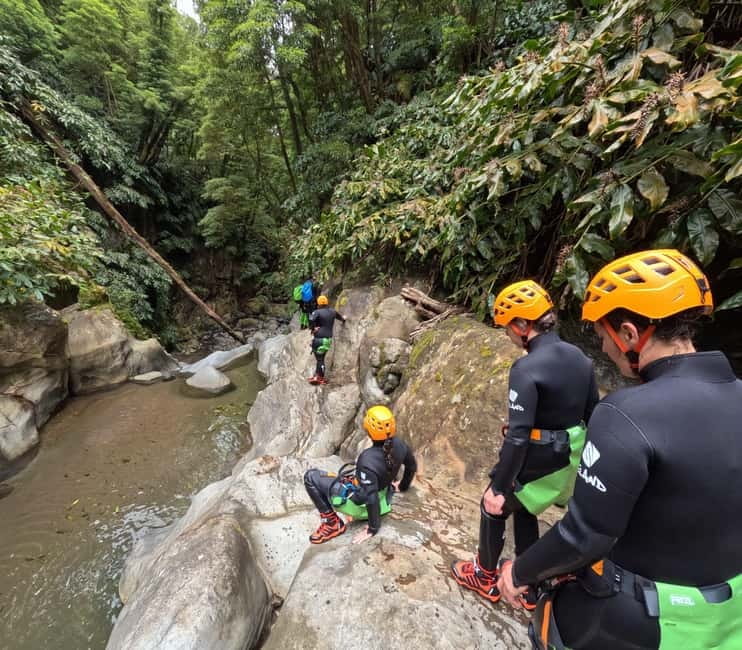 Azores: Salto do Cabrito Canyoning Adventure - The Four-Hour Flow, From Car Park to Cascading Water