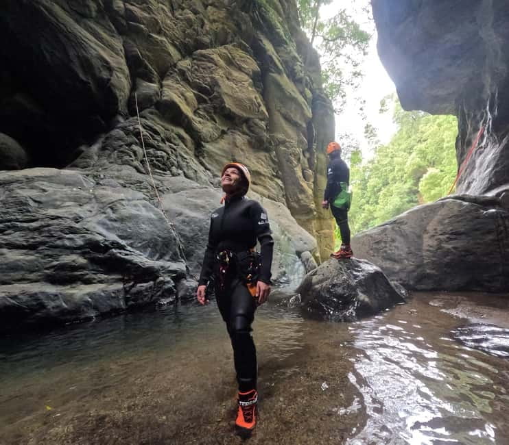Azores: Salto do Cabrito Canyoning Adventure - The Star Moment: Salto do Cabrito Waterfall Rappels