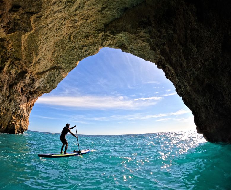 Benagil: Benagil Caves Guided Kayak Tour with Free 4K Photos - From Carvalho’s limestone tunnel to Benagil’s coastline