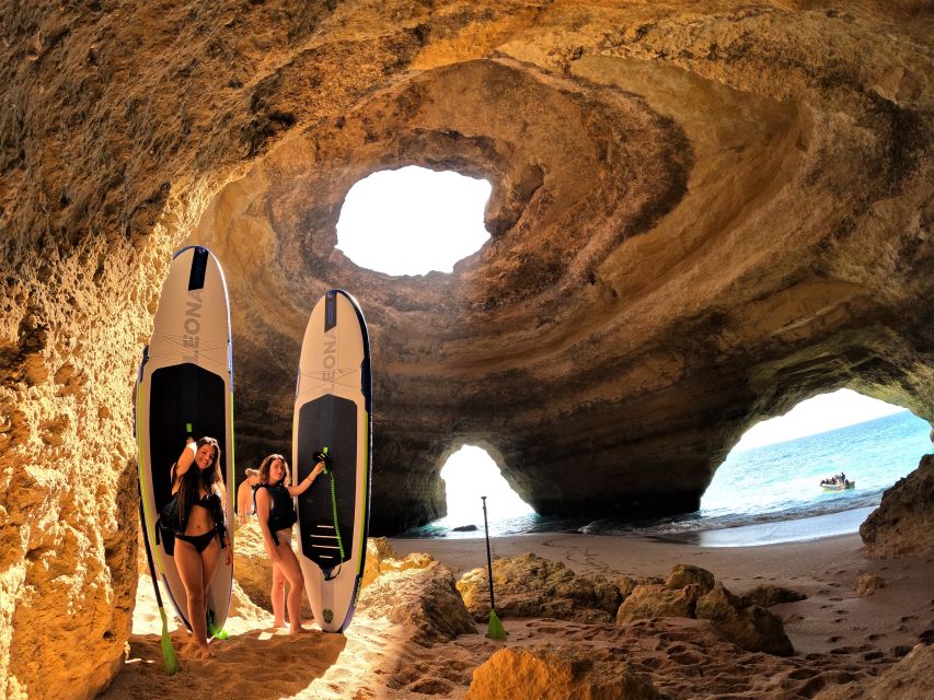 Benagil: Benagil Caves Guided Kayak Tour with Free 4K Photos - How the 2-hour route flows: secret stops, cave time, and Marinha breaks