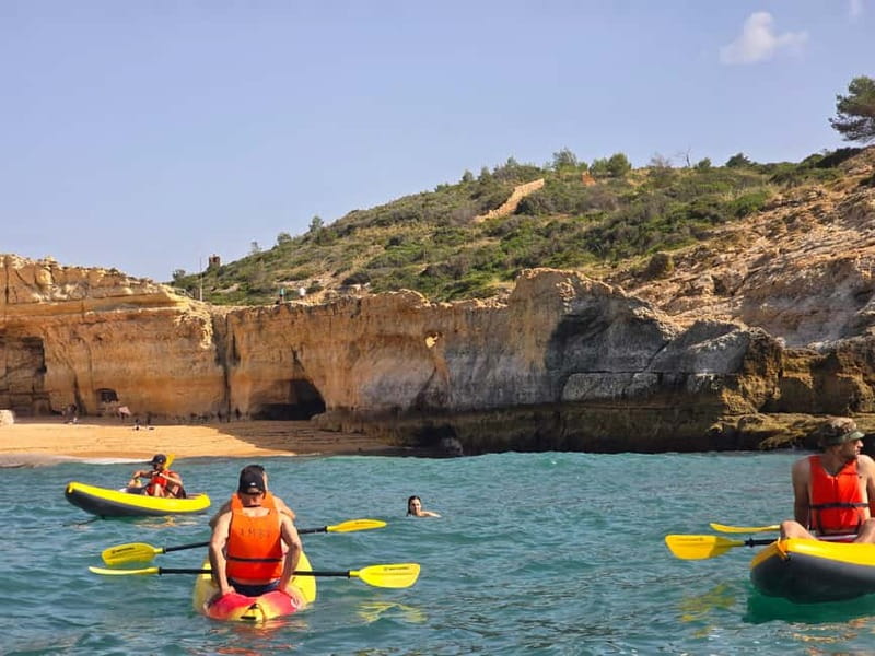 Benagil: Benagil Caves Guided Kayak Tour - Meeting at O Litoral and What to Do Before You Row