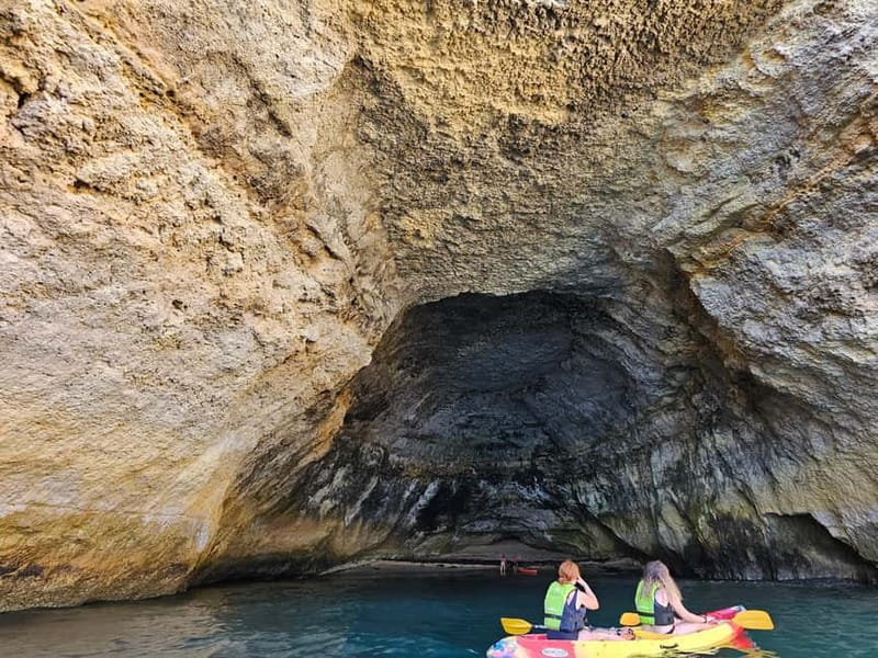 Benagil: Cave and Sea Caves Guided Kayak Tour - Praia da Marinha Break: Snorkeling Time and a Breather