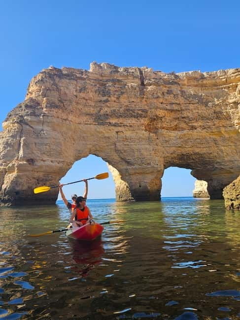 Benagil Cave: Guided Kayak Tour with Caves and Cliffs - The guide makes or breaks it, and this one gets praise