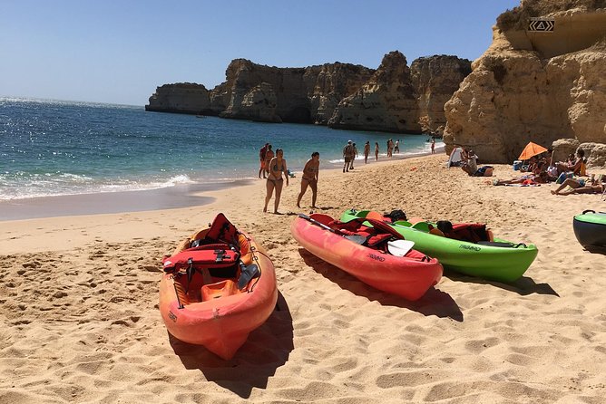 Benagil caves's kayak tour - Stop 3: Praia da Marinha, then you get the beach day too