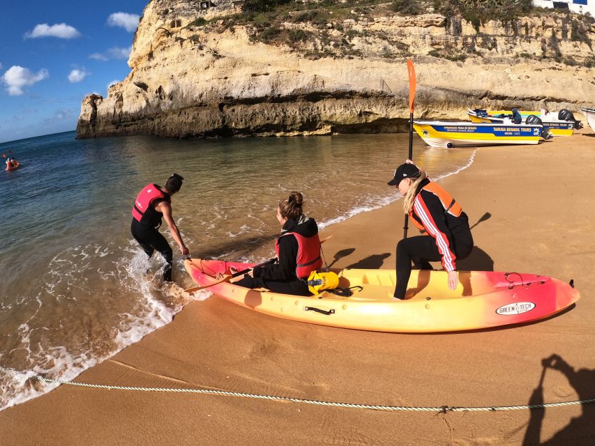 Benagil Caves: small group Kayaking Tour with a Local Guide - First Steps at Benagil Beach: Gear Check, Quick Coaching, and Safety Talk
