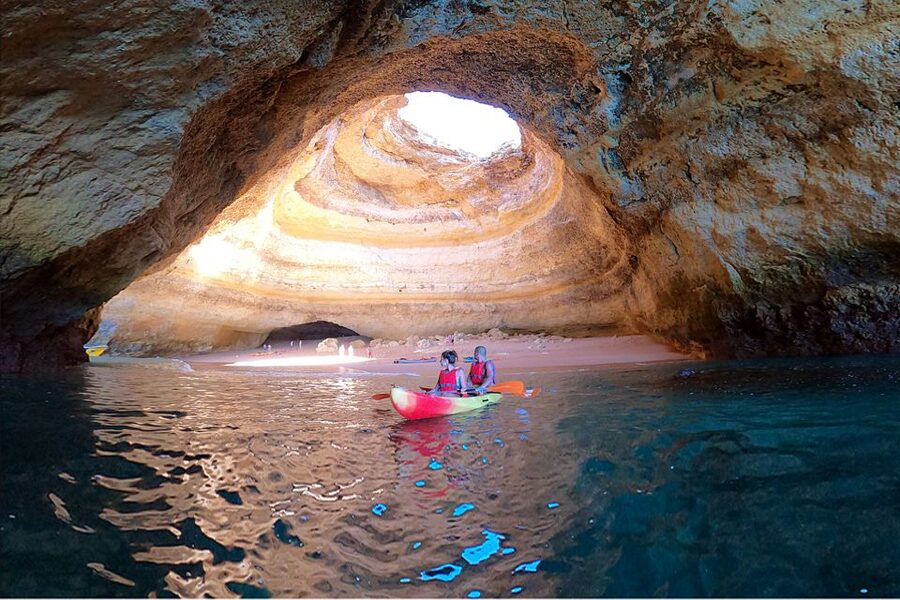 Benagil: Kayaking Adventure in Benagil Caves & Marinha Beach - Kayak to Benagil Cave, then Marinha Beach: The Real Appeal