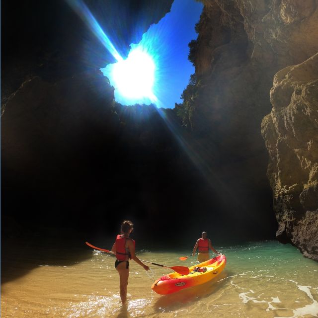 Benagil: Kayaking Adventure in Benagil Caves & Marinha Beach - The Benagil Cave Stop: Why Kayak Access Matters