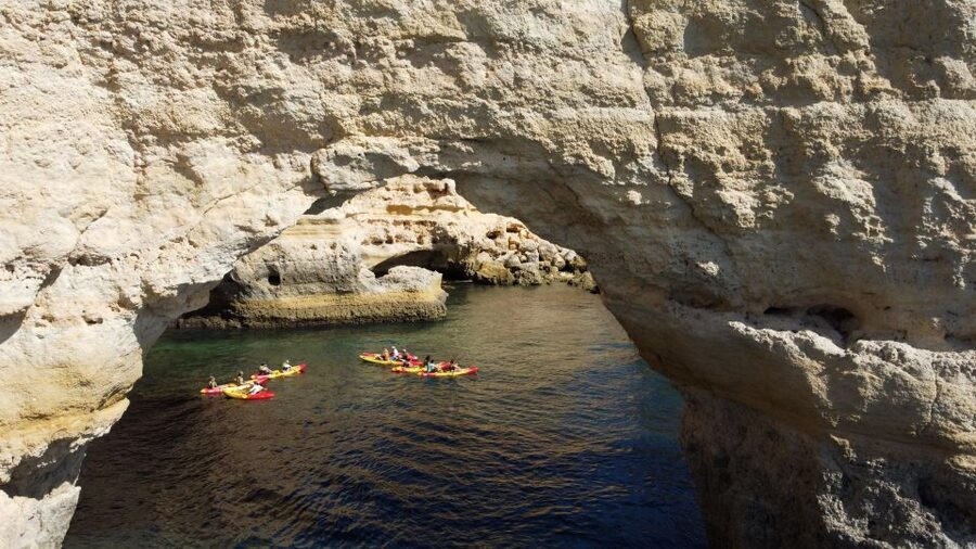 Benagil: Kayaking Adventure in Benagil Caves & Marinha Beach - The 1.5-Hour Timeline, What Happens First