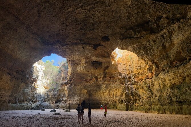 Benagil, Marinha & Albandeira - Kayak w/ Local Guide - Entering the Algarve cave scene from Albandeira Beach