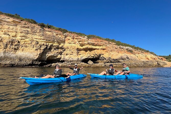 Benagil, Marinha & Albandeira - Kayak w/ Local Guide - Praia da Marinha: the stop that sets the tone for the whole tour