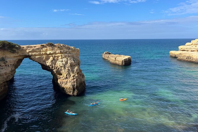 Benagil, Marinha & Albandeira - Kayak w/ Local Guide - Meeting the guides and getting gear that works on the water