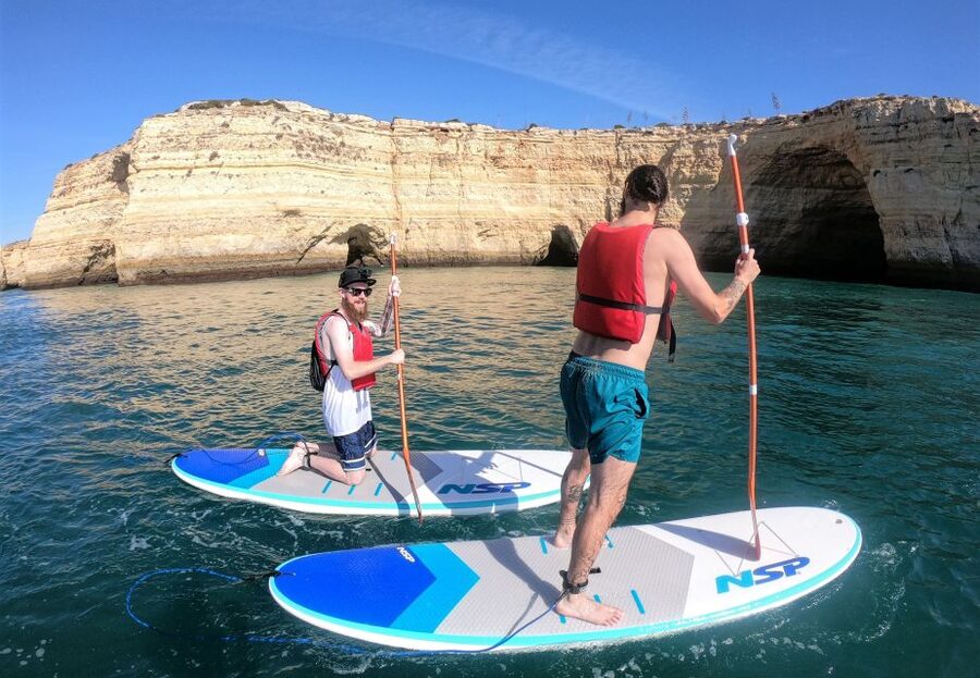 Benagil: Stand-up Paddle Board or Kayak Tour - SUP or kayak, and how mixing boats keeps the tour flexible