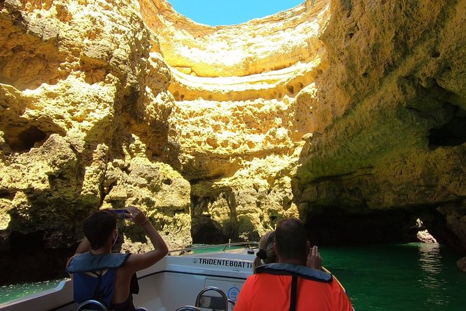 Boat Trip to the Benagil Caves from Armação de Pêra - Entering Algar de Benagil: seeing the famous cave from a boat