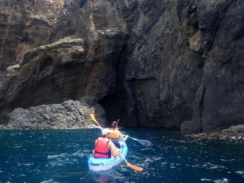 Calheta Kayak Tour - Route 2: Cal Islet, hidden caves, and a secluded beach view