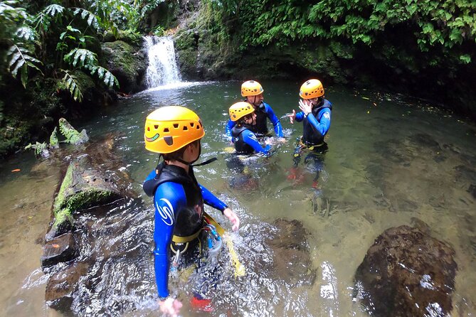 Canyoning Experience - half day - Small-group value at $98.26 per person, plus the €20 transport reality