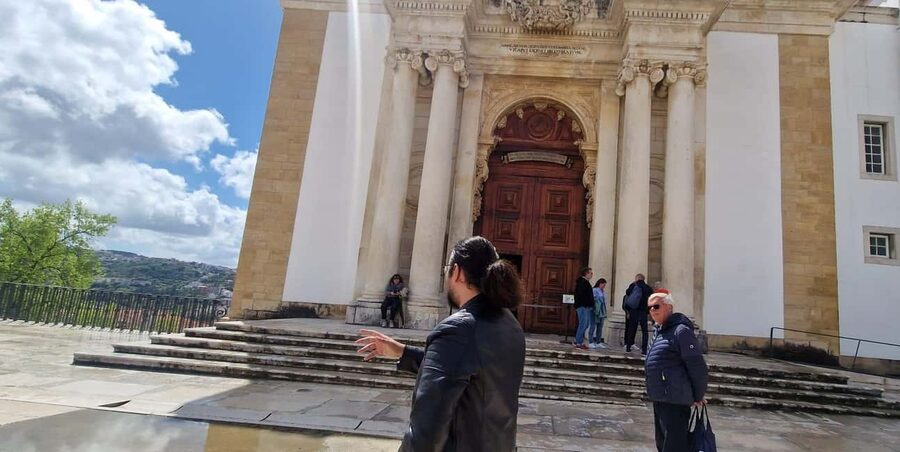 Coimbra: Coimbra University Private Walking Tour w/ Tickets - University of Coimbra main buildings: the photo stop that actually sets context