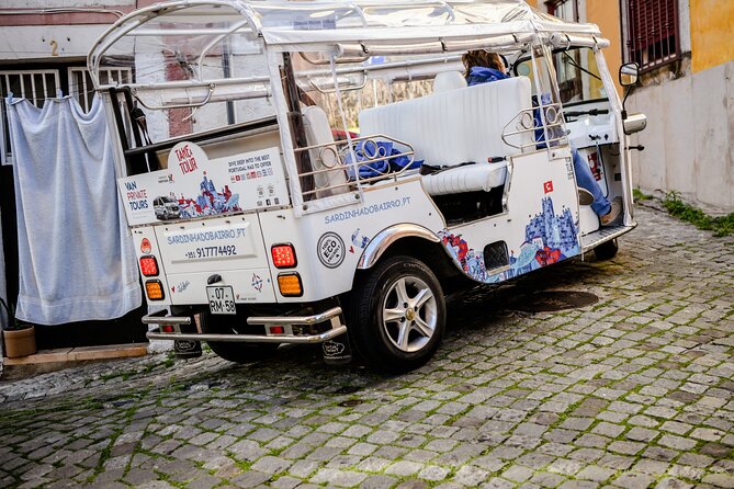 Expert Plus Lisbon Tour with Local Guide in Private Eco Tuk Tuk - Chiado and Bairro Alto, then Baixa for the rebuilt Lisbon core