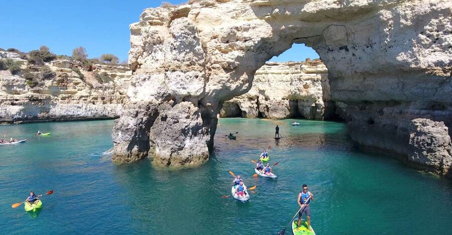 From Albufeira: Benagil Hidden Caves Tour by Kayak - Benagil, but safer: how this kayak tour works after cave access rules changed