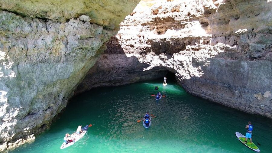 From Albufeira: Benagil Hidden Caves Tour by Kayak - Timing, sea conditions, and why the cave plan can shift