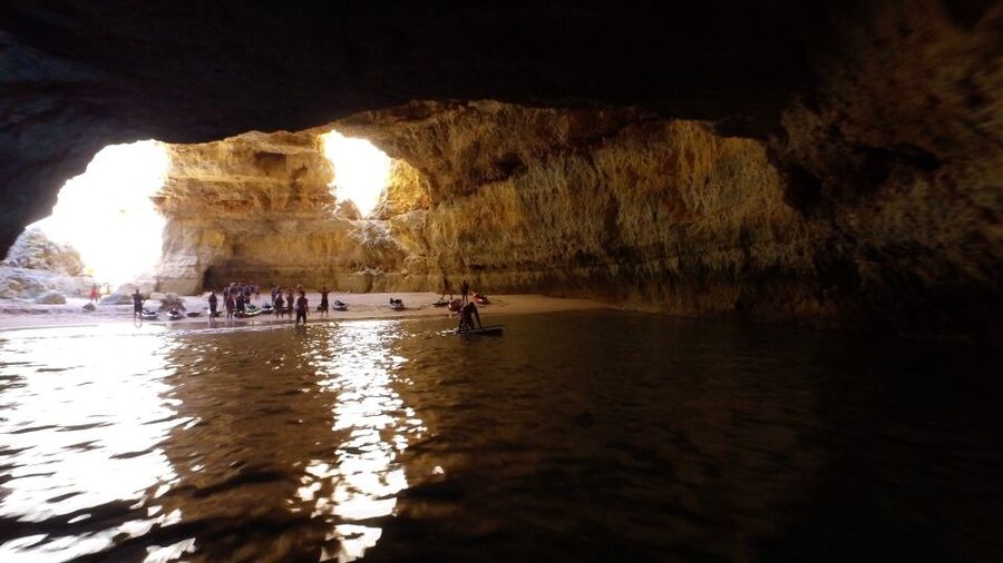 From Albufeira: Benagil Hidden Caves Tour by Kayak - Albandeira natural arch, why this stop is more than a photo stop
