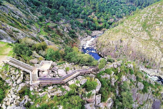 From Arouca: 516 Arouca Bridge & Paiva Walkway Tour - The approach hike: old village paths, then the bridge reveal