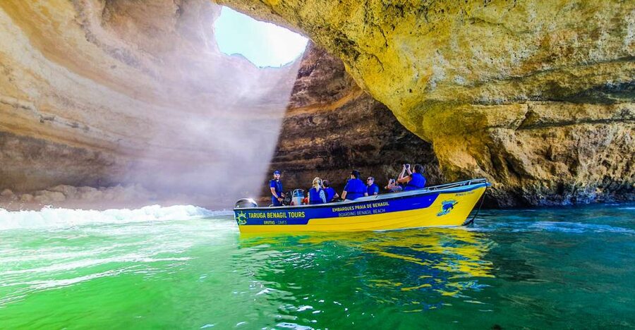 From Benagil: Benagil Cave & Marinha Beach Express Tour - Praia da Corredoura and the Quick Cave Circuit