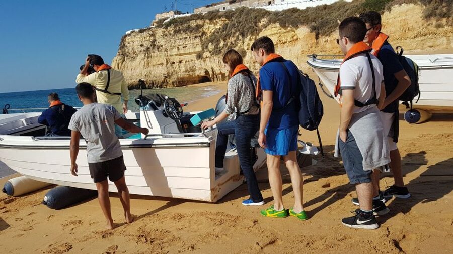 From Carvoeiro: Benagil Caves and Praia da Marinha Boat Trip - Algar de Benagil Sea Cave: what you see, and how to use your 30 minutes