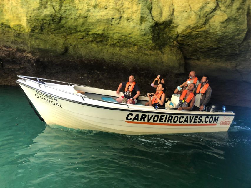 From Carvoeiro: Benagil Caves and Praia da Marinha Boat Trip - Coastal passes that make the views more than just pretty: Algar Seco, Vale Covo, Praia do Carvalho