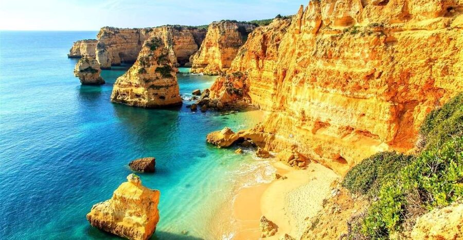 From Faro: Benagil Cave, Marinha & Carvoeiro Full-Day Tour - Transport, group size, and what that means for your comfort