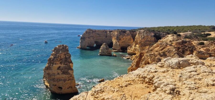 From Faro: Benagil Cliffs Hiking & 4 Treasures Experience - Benagil Cave from above: a “peek inside” moment