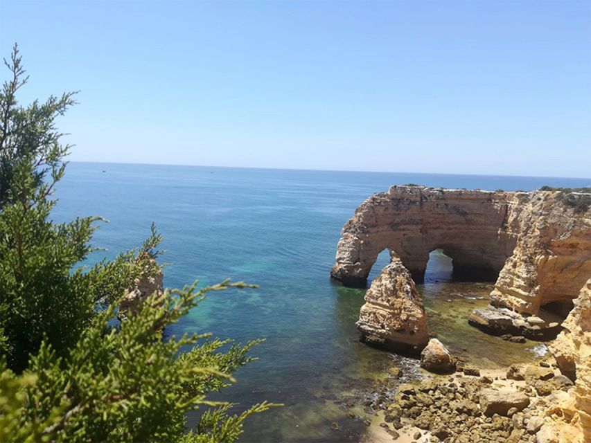 From Faro: Benagil Cliffs Hiking & 4 Treasures Experience - Senhora da Rocha chapel and the Praia Nova tunnel